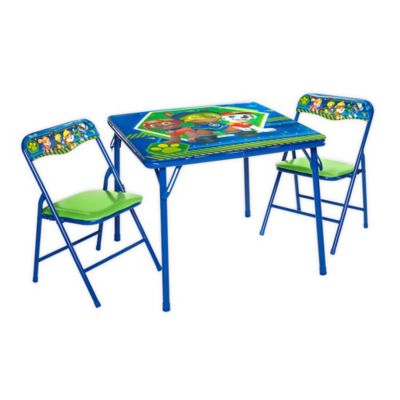 paw patrol educational activity table