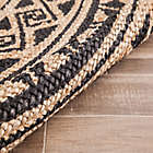 Alternate image 7 for Tribal Circular Hand Braided Round Area Rug in Tan/Black
