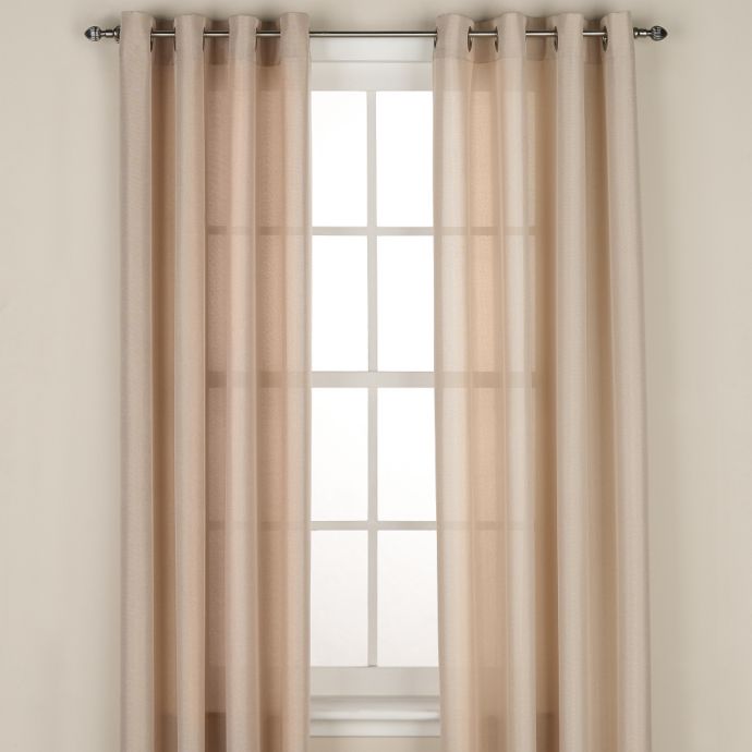 Regal Home Collections Avery Grommet Window Curtain Panel Bed