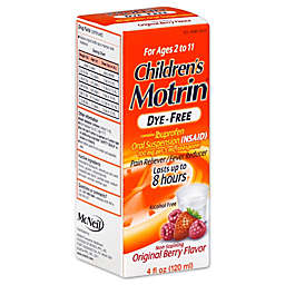 Motrin Children's 4 oz. Dye-Free Pain Reliever/Fever Reducer Liquid in Berry
