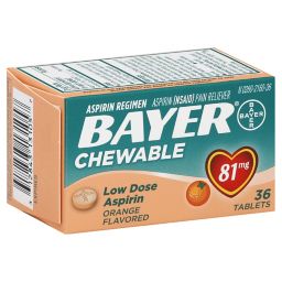 is chewable aspirin better