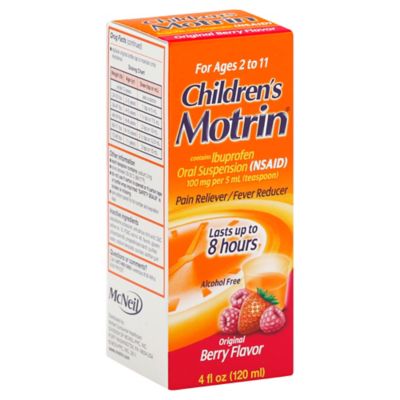 Motrin Children&#39;s 4 oz. Ibuprofen Pain Reliever and Fever Reducer in Berry Flavor