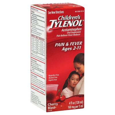 Tylenol&reg; Children&#39;s Pain and Fever 4 oz. Liquid in Cherry Blast Flavor