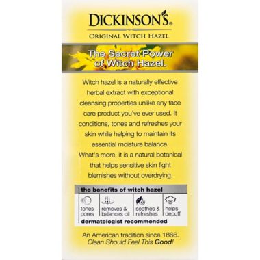 Dickinson's&reg; 20-Count Witch Hazel Towelettes. View a larger version of this product image.