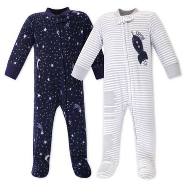 Yoga Sprout 2-Pack Spaceship Sleep N&#39; Play Footies. View a larger version of this product image.