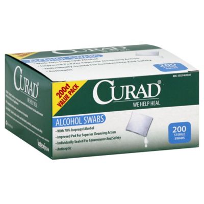 Curad&reg; 200-Count Alcohol Swabs
