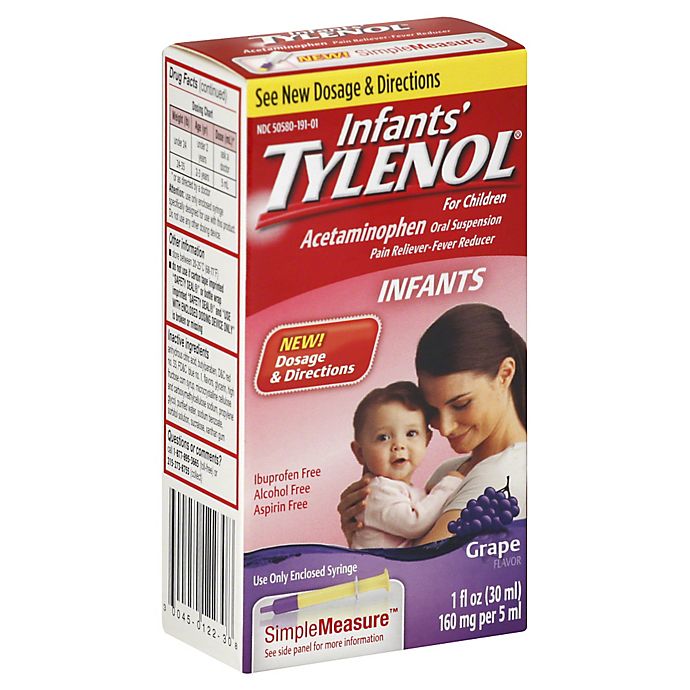 Infants' Tylenol® for Children 1 oz. Acetaminophen Oral Suspension in ...