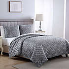 Alternate image 5 for Therapedic&reg; 12 lb. Weighted 3-Piece Reversible Full/Queen Quilt Set in Grey