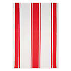 Alternate image 1 for M&Uuml;kitchen&reg; Classic Stripe 2-Piece Designer Towel Set in Red