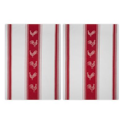 rooster kitchen towels