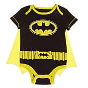 Warner Brothers&reg; Batman Cape Newborn Bodysuit in Black