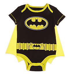 Warner Brothers® Batman Cape Newborn Bodysuit in Black