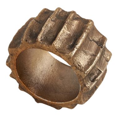 Saro Lifestyle Ribbed Napkin Rings (Set of 4). View a larger version of this product image.