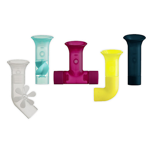 Alternate image 1 for Boon® PIPES 5-Piece Plastic Bath Toy Set
