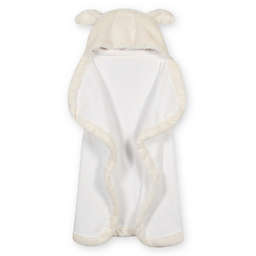 Just Born® Cuddle Plush Hooded Towel in Ivory