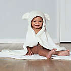 Alternate image 2 for Just Born&reg; Cuddle Plush Hooded Towel in Ivory