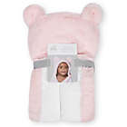 Alternate image 1 for Gerber&reg; Just Born&reg; Bear Hooded Towel in Pink