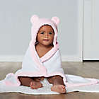 Alternate image 2 for Gerber&reg; Just Born&reg; Bear Hooded Towel in Pink