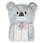 Alternate image 1 for Gerber&reg; Just Born&reg; Koala Hooded Towel in Grey