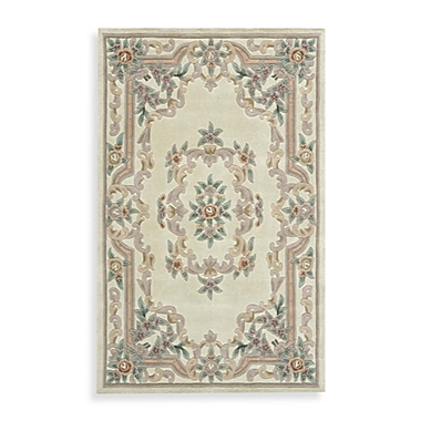 Rugs America New Aubusson Rug in Ivory. View a larger version of this product image.