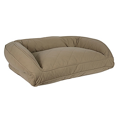 Carolina Pet Quilted Microfiber Bolster Pet Bed. View a larger version of this product image.