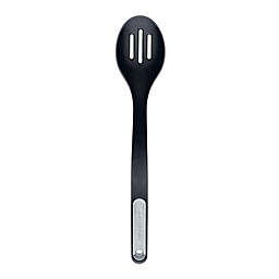 KitchenAid® Gourmet Silicone Slotted Spoon in Black