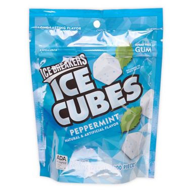 Ice Breakers 100-Count Ice Cubes Sugar Free Gum in Peppermint. View a larger version of this product image.
