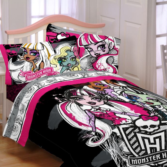 Mattel Monster High Bedding And Bath Collection Bed Bath Beyond
