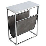 Butler Specialty Koler Marble &amp; Leather Magazine Table