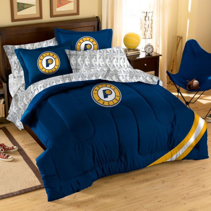 NBA Indiana Pacers Full 7-Piece Comforter Set | Bed Bath ...