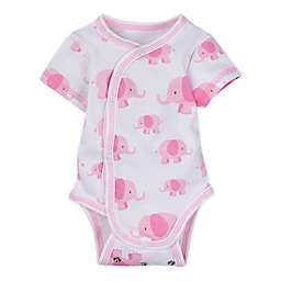 MiracleWear® Newborn Posheez Snap'n Grow Elephant Bodysuit in Pink