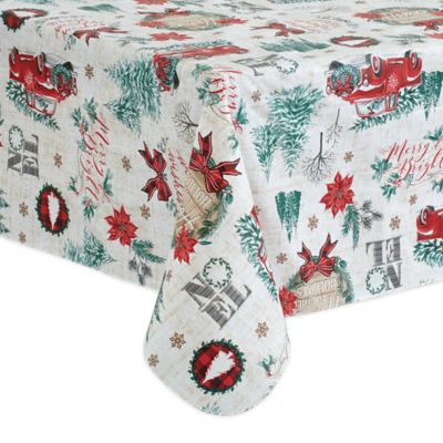 holiday table linens