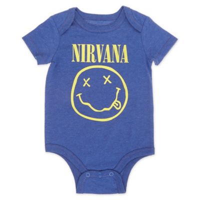 &quot;Nirvana&quot; Newborn Bodysuit in Blue