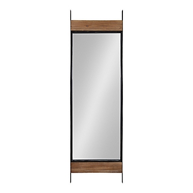 Kate &amp; Laurel&trade; Kincaid 19.25-Inch x 63-Inch Full Length Leaner Mirror in Rustic Brown. View a larger version of this product image.