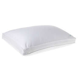 4x Comfort Solid Memory Foam Queen Bed Pillows Plus Cream Down Alternative Cases 