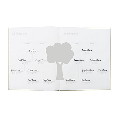 Pearhead&reg; Baby Memory Book and Clean-Touch Ink Pad in Ivory Linen. View a larger version of this product image.