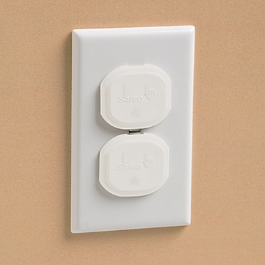 Safety 1st&reg; 36-Pack Outlet Plug Protectors in White. View a larger version of this product image.
