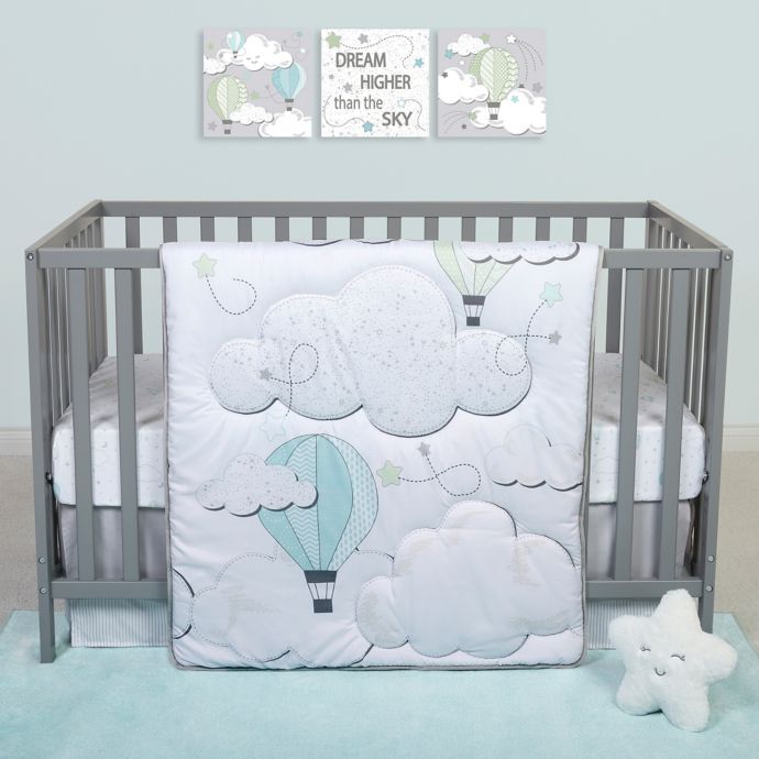 Sammy Lou Starry Dreams 4 Piece Clouds Crib Bedding Set Buybuy