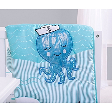 Sammy &amp; Lou Nautical Adventure 4-Piece Crib Bedding Set in Blue/White. View a larger version of this product image.