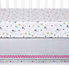 Alternate image 4 for Sammy &amp; Lou Llama Mama 4-Piece Crib Bedding Set in White/Pink
