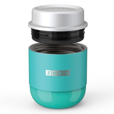 Zoku&reg; 10 oz. Neat Stack Food Jar in Teal. View a larger version of this product image.