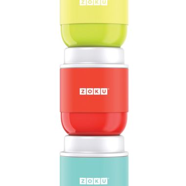 Zoku&reg; 10 oz. Neat Stack Food Jar in Teal. View a larger version of this product image.