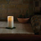 Alternate image 2 for Brightly 3-Inch x 6-Inch Pushbutton Flameless Pillar Candle in Ivory