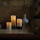 Alternate image 4 for Brightly 3-Inch x 6-Inch Pushbutton Flameless Pillar Candle in Ivory