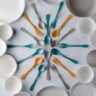 Alternate image 2 for Knork&reg; ECO 6-Piece Astrik Flatware Set in Orange/Blue/Grey