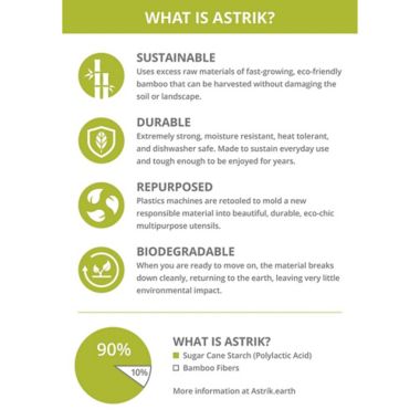 Knork&reg; ECO 6-Piece Astrik Flatware Set in Orange/Blue/Grey. View a larger version of this product image.