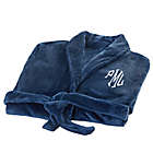 Alternate image 0 for Classic Comfort Personalized Luxury Fleece Robe in Navy