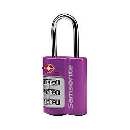 Samsonite® 3-Dial Zinc Alloy Combination Lock in Purple