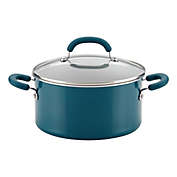 Rachael Ray&trade; Create Delicious Nonstick 6 qt. Aluminum Covered Stock Pot in Teal