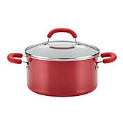 Rachael Ray&trade; Create Delicious Nonstick 6 qt. Aluminum Covered Stock Pot in Red